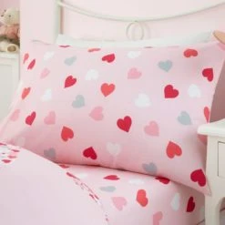 Dunelm Loveable Hearts Duvet Cover and Pillowcase Set Reversible, Duvet Cover Sets, Pink 13 Dunelm Loveable Hearts Duvet Cover and Pillowcase Set Reversible, Duvet Cover Sets, Pink -All Kids And Nursery Sales 2024 1000063867 alt05