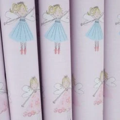 Dunelm Fairies Pink Blackout Pencil Pleat Curtains Kids, Polycotton -All Kids And Nursery Sales 2024 1000074874 alt02