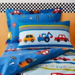 Dunelm Transport Blue Duvet Cover Set Reversible, Duvet Cover Sets, Polycotton 12 Dunelm Transport Blue Duvet Cover Set Reversible, Duvet Cover Sets, Polycotton -All Kids And Nursery Sales 2024 1000076041 alt02