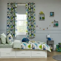 Dunelm Roar! Dinosaur Blackout Eyelet Kids Curtains Eyelet Curtains, Green, Polycotton 7 Dunelm Roar! Dinosaur Blackout Eyelet Kids Curtains Eyelet Curtains, Green, Polycotton -All Kids And Nursery Sales 2024 1000085312 alt01