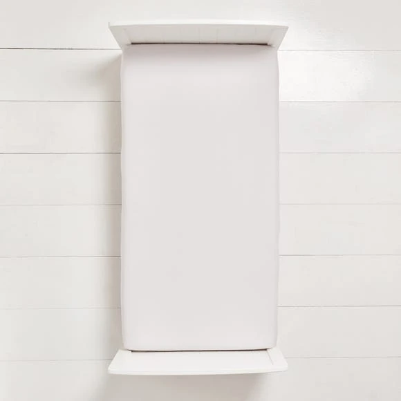 Dunelm Pack of 2 Grey 100% Cotton Jersey Cot Bed Fitted Sheets Plain 4 Dunelm Pack of 2 Grey 100% Cotton Jersey Cot Bed Fitted Sheets Plain - Image 4