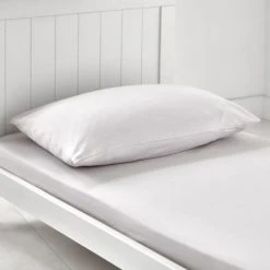 Dunelm Grey Jersey Cot Bed / Toddler Pillowcase Cotton, Pillowcases, Plain -All Kids And Nursery Sales 2024 1000085380 alt01