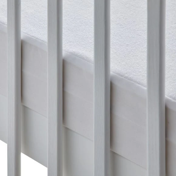 Fogarty Little Sleepers Terry Waterproof Mattress Protector Cotton, White, Mattress Protectors 3 Fogarty Little Sleepers Terry Waterproof Mattress Protector Cotton, White, Mattress Protectors - Image 3