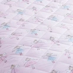Dunelm Fairies Pink Bedspread Bedspreads & Runners, Polycotton -All Kids And Nursery Sales 2024 1000086391 alt01