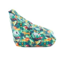 Dunelm Kids Jungle Friends Relaxer Bean Bag Beanbags, Cotton, Patterned -All Kids And Nursery Sales 2024 1000089918 alt03