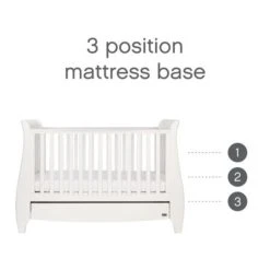 Tutti Bambini White Lucas Cot Bed Wood, Kids Cots -All Kids And Nursery Sales 2024 1000103307 alt03