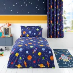 Dunelm Space Glow in the Dark Duvet Cover and Pillowcase Set Duvet Cover Sets, Navy (Blue), Patterned 14 Dunelm Space Glow in the Dark Duvet Cover and Pillowcase Set Duvet Cover Sets, Navy (Blue), Patterned -All Kids And Nursery Sales 2024 1000109491 alt03
