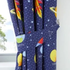 Dunelm Space Navy Blackout Eyelet Kids Curtains Eyelet Curtains, Navy (Blue), Polycotton 8 Dunelm Space Navy Blackout Eyelet Kids Curtains Eyelet Curtains, Navy (Blue), Polycotton -All Kids And Nursery Sales 2024 1000109494 alt01