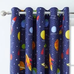 Dunelm Space Navy Blackout Eyelet Kids Curtains Eyelet Curtains, Navy (Blue), Polycotton 9 Dunelm Space Navy Blackout Eyelet Kids Curtains Eyelet Curtains, Navy (Blue), Polycotton -All Kids And Nursery Sales 2024 1000109494 alt02