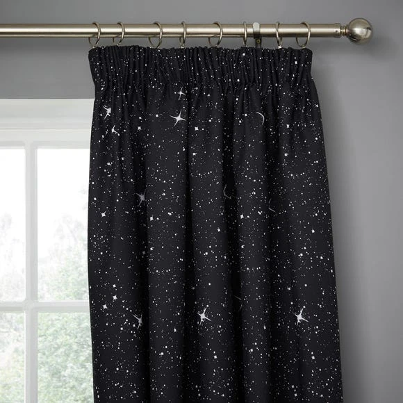 Disney Star Wars Blackout Pencil Pleat Curtains Stars, Polycotton 4 Disney Star Wars Blackout Pencil Pleat Curtains Stars, Polycotton - Image 4