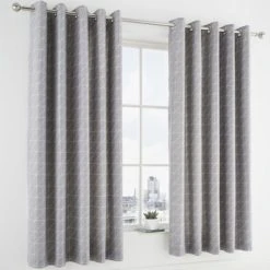 Dunelm Geo Grey Blackout Eyelet Curtains Patterned 6 Dunelm Geo Grey Blackout Eyelet Curtains Patterned -All Kids And Nursery Sales 2024 1000117503 alt01