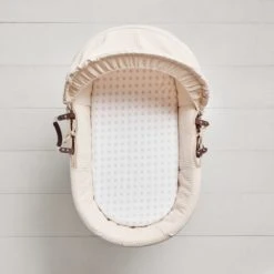 Dunelm Pack of 2 Grey Star Jersey 100% Cotton Moses Basket Fitted Sheets Patterned -All Kids And Nursery Sales 2024 1000117519 alt01