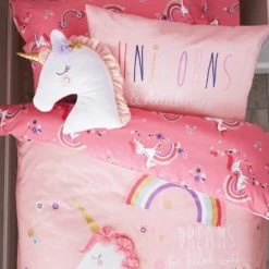Dunelm Unicorn Duvet Cover and Pillowcase Set Animals, Blush (Pink), Duvet Cover Sets 6 Dunelm Unicorn Duvet Cover and Pillowcase Set Animals, Blush (Pink), Duvet Cover Sets -All Kids And Nursery Sales 2024 1000117618 alt01