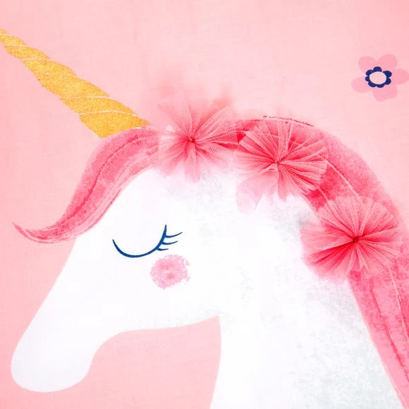 Dunelm Unicorn Duvet Cover and Pillowcase Set Animals, Blush (Pink), Duvet Cover Sets 4 Dunelm Unicorn Duvet Cover and Pillowcase Set Animals, Blush (Pink), Duvet Cover Sets - Image 4