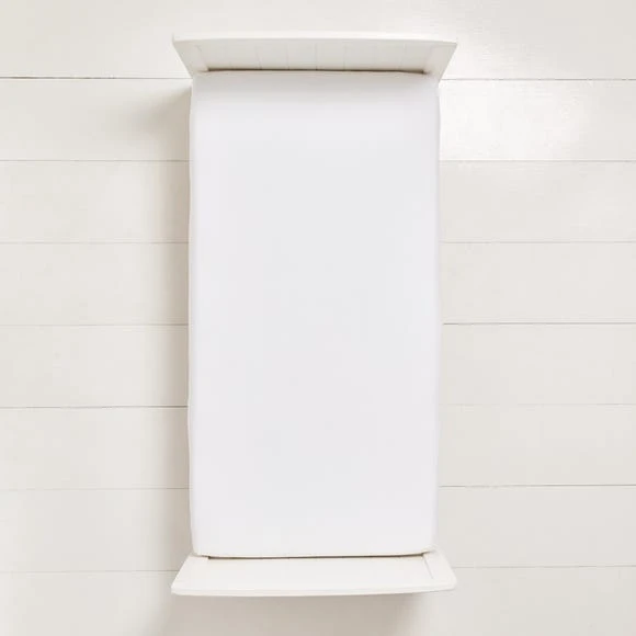 Dunelm Pack of 2 White 100% Cotton Jersey Cot Bed Fitted Sheets Plain 3 Dunelm Pack of 2 White 100% Cotton Jersey Cot Bed Fitted Sheets Plain - Image 3