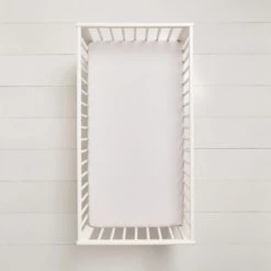 Dunelm Pack of 2 Grey Jersey 100% Cotton Cot Fitted Sheets Plain -All Kids And Nursery Sales 2024 1000123957 alt02