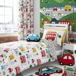 Catherine Lansfield Transport Bright Duvet Cover and Pillowcase Set Polycotton, Duvet Cover Sets, Patterned 6 Catherine Lansfield Transport Bright Duvet Cover and Pillowcase Set Polycotton, Duvet Cover Sets, Patterned -All Kids And Nursery Sales 2024 1000135083 alt01