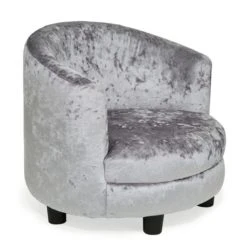 Dunelm Kids Silver Crushed Velvet Chair Kids Chair 10 Dunelm Kids Silver Crushed Velvet Chair Kids Chair -All Kids And Nursery Sales 2024 1000139694 alt02