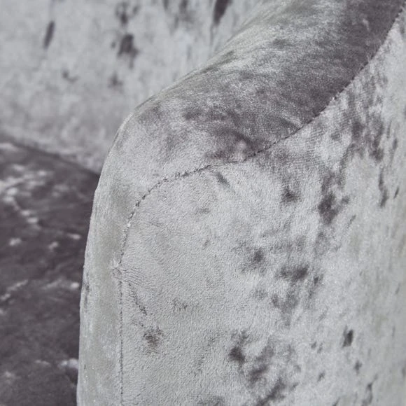 Dunelm Kids Silver Crushed Velvet Chair Kids Chair 6 Dunelm Kids Silver Crushed Velvet Chair Kids Chair - Image 6