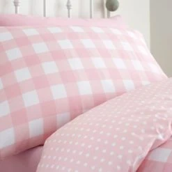 Dunelm Gingham Pink Duvet Cover and Pillowcase Set Reversible, Duvet Cover Sets, Polycotton 19 Dunelm Gingham Pink Duvet Cover and Pillowcase Set Reversible, Duvet Cover Sets, Polycotton -All Kids And Nursery Sales 2024 1000140439 alt01