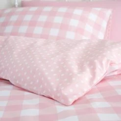 Dunelm Gingham Pink Duvet Cover and Pillowcase Set Reversible, Duvet Cover Sets, Polycotton 22 Dunelm Gingham Pink Duvet Cover and Pillowcase Set Reversible, Duvet Cover Sets, Polycotton -All Kids And Nursery Sales 2024 1000140439 alt04