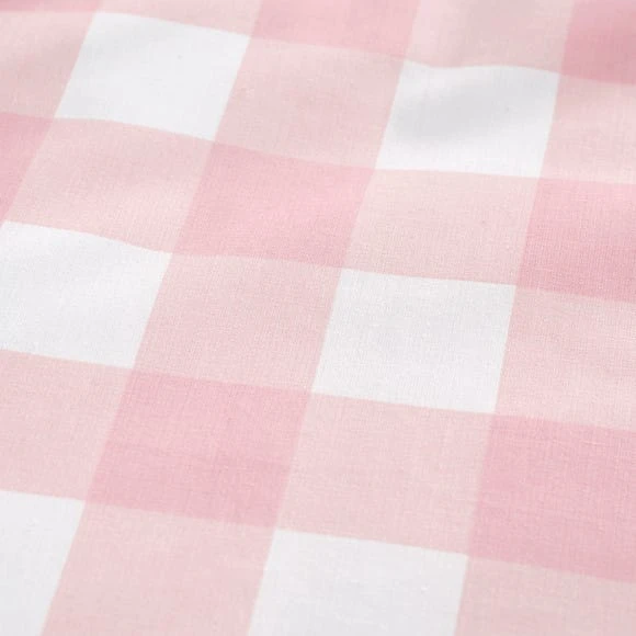 Dunelm Gingham Pink Duvet Cover and Pillowcase Set Reversible, Duvet Cover Sets, Polycotton 12 Dunelm Gingham Pink Duvet Cover and Pillowcase Set Reversible, Duvet Cover Sets, Polycotton - Image 12
