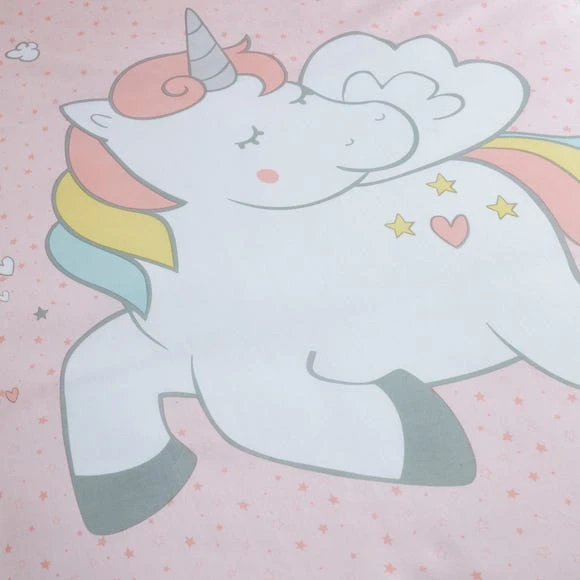 Dunelm Unicorn Dreams 100% Cotton Cot Bed Duvet Cover and Pillowcase Set Animals, Duvet Cover Sets 6 Dunelm Unicorn Dreams 100% Cotton Cot Bed Duvet Cover and Pillowcase Set Animals, Duvet Cover Sets - Image 6