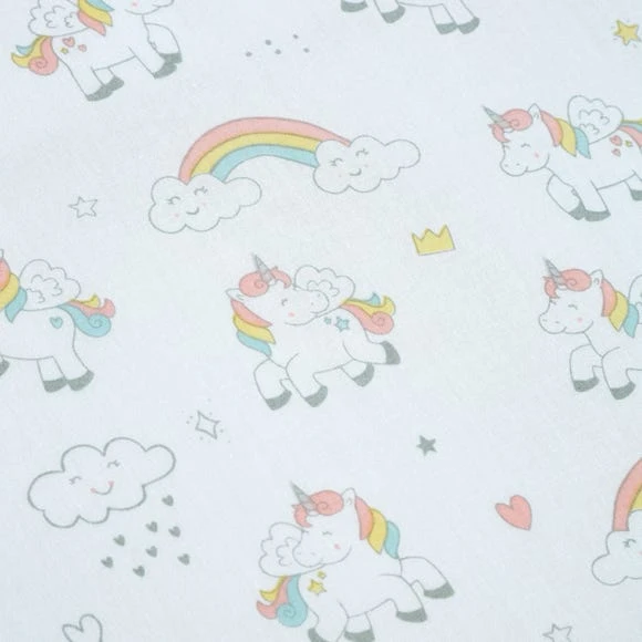 Dunelm Unicorn Dreams 100% Cotton Cot Bed Duvet Cover and Pillowcase Set Animals, Duvet Cover Sets 7 Dunelm Unicorn Dreams 100% Cotton Cot Bed Duvet Cover and Pillowcase Set Animals, Duvet Cover Sets - Image 7