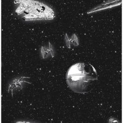 Disney Star Wars Wallpaper Patterned, Paper -All Kids And Nursery Sales 2024 1000150403 alt01