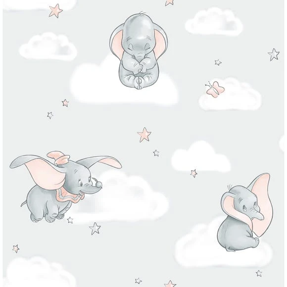 Disney Dumbo Wallpaper Paper, Patterned 3 Disney Dumbo Wallpaper Paper, Patterned - Image 3