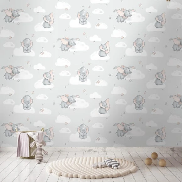 Disney Dumbo Wallpaper Paper, Patterned 2 Disney Dumbo Wallpaper Paper, Patterned - Image 2