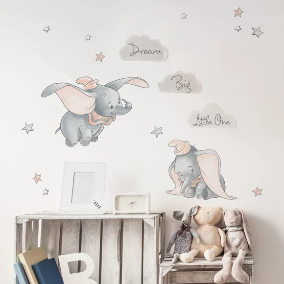 Disney Dumbo Wall Stickers Patterned, Canvases Prints and Wall Art 2 Disney Dumbo Wall Stickers Patterned, Canvases Prints and Wall Art - Image 2