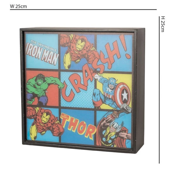Disney Marvel Comics Light Box Table Lamps 5 Disney Marvel Comics Light Box Table Lamps - Image 5