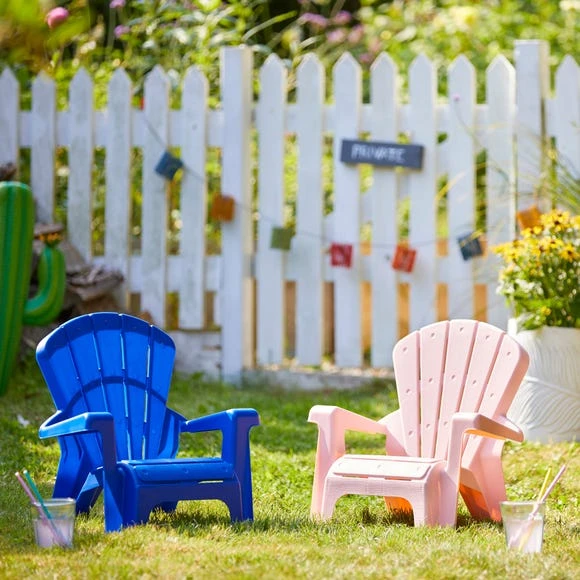 Dunelm Kids Pink Fan Chair Kids Chair, Plain, Polypropylene 3 Dunelm Kids Pink Fan Chair Kids Chair, Plain, Polypropylene - Image 3