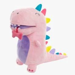 Dunelm Pink Dinosaur Plush Polyester, Soft Toys, Animals -All Kids And Nursery Sales 2024 1000160559 alt01