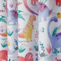 Dunelm Dinosaur Pink Blackout Eyelet Curtains Animals, Polycotton -All Kids And Nursery Sales 2024 1000160560 alt01