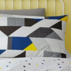 Dunelm Graphic Geo 100% Cotton Duvet Cover and Pillowcase Set Duvet Cover Sets, Geometric, Grey 11 Dunelm Graphic Geo 100% Cotton Duvet Cover and Pillowcase Set Duvet Cover Sets, Geometric, Grey -All Kids And Nursery Sales 2024 1000160594 alt04