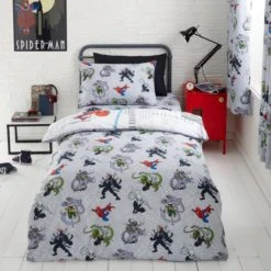 Disney Marvel Spider-Man Duvet Cover and Pillowcase Set Patterned, White, Polycotton 10 Disney Marvel Spider-Man Duvet Cover and Pillowcase Set Patterned, White, Polycotton -All Kids And Nursery Sales 2024 1000160610 alt01