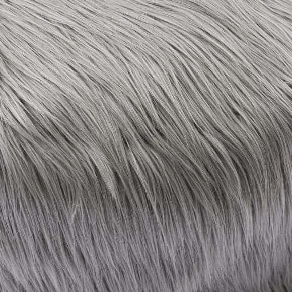 Dunelm Kids Skylar Grey Mongolian Faux Fur Lounger Acrylic, Beanbags 3 Dunelm Kids Skylar Grey Mongolian Faux Fur Lounger Acrylic, Beanbags - Image 3