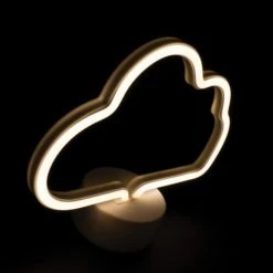 Dunelm Neon White Cloud LED Lamp Table Lamps, Natural History Museum Modern Skandi -All Kids And Nursery Sales 2024 1000160814 alt03