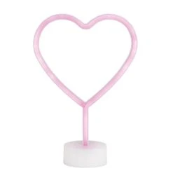 Dunelm Neon Pink Heart LED Lamp Table Lamps 10 Dunelm Neon Pink Heart LED Lamp Table Lamps -All Kids And Nursery Sales 2024 1000160816 alt03