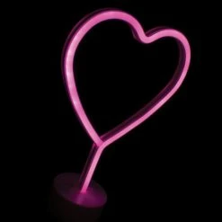 Dunelm Neon Pink Heart LED Lamp Table Lamps 11 Dunelm Neon Pink Heart LED Lamp Table Lamps -All Kids And Nursery Sales 2024 1000160816 alt04