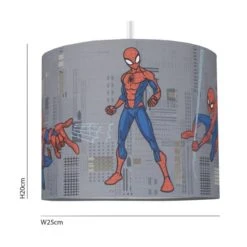 Disney Marvel Spider-Man Drum Light Shade Cotton, Light Shades -All Kids And Nursery Sales 2024 1000160826 alt02
