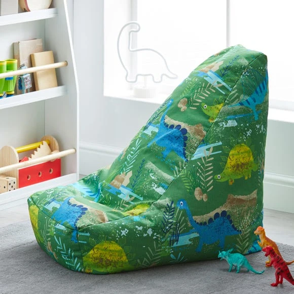 Dunelm Roar Dinosaur Relaxer Bean Bag Patterned, Cotton, Beanbags 2 Dunelm Roar Dinosaur Relaxer Bean Bag Patterned, Cotton, Beanbags - Image 2