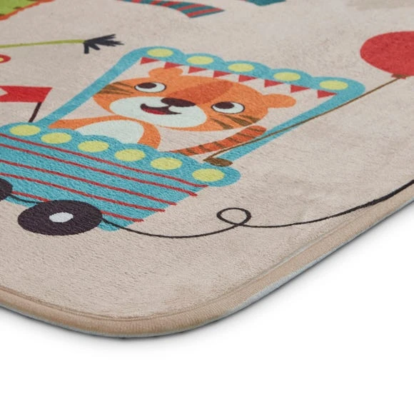 Think Rugs Safari Train Rug Polyester, Animals, Rugs 7 Think Rugs Safari Train Rug Polyester, Animals, Rugs - Image 7
