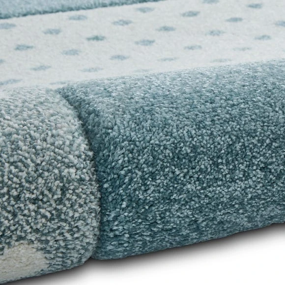 Dunelm Blue Moons and Stars Dot Rug Polyester, Rugs, Patterned 9 Dunelm Blue Moons and Stars Dot Rug Polyester, Rugs, Patterned - Image 9