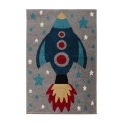 Dunelm Space Rocket Rug Polypropylene, Patterned, Rugs 9 Dunelm Space Rocket Rug Polypropylene, Patterned, Rugs -All Kids And Nursery Sales 2024 1000161285 alt01