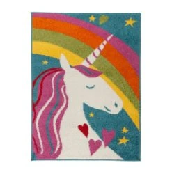 Dunelm Unicorn Rainbow Rug Rugs, Polypropylene, Patterned 9 Dunelm Unicorn Rainbow Rug Rugs, Polypropylene, Patterned -All Kids And Nursery Sales 2024 1000161287 alt01