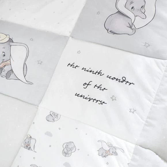Disney Coverless Dumbo 100% Cotton 4 Tog Cot Quilt Duvet Covers, Reversible, Printed 4 Disney Coverless Dumbo 100% Cotton 4 Tog Cot Quilt Duvet Covers, Reversible, Printed - Image 4