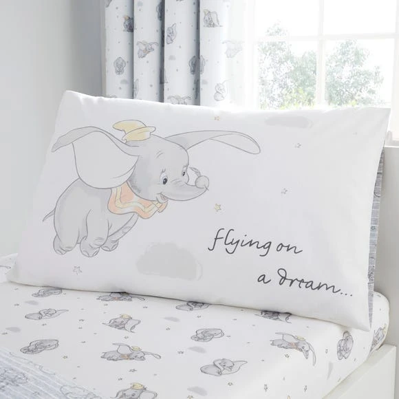 Disney Dumbo 100% Cotton Cot Bed / Toddler Duvet and Pillowcase Set Duvet Cover Sets, Printed, Reversible 6 Disney Dumbo 100% Cotton Cot Bed / Toddler Duvet and Pillowcase Set Duvet Cover Sets, Printed, Reversible - Image 6
